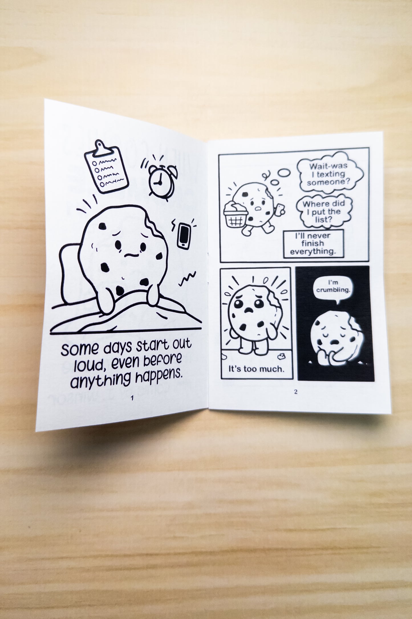 When Cookies Crumble Zine: The Overwhelm One Issue #1