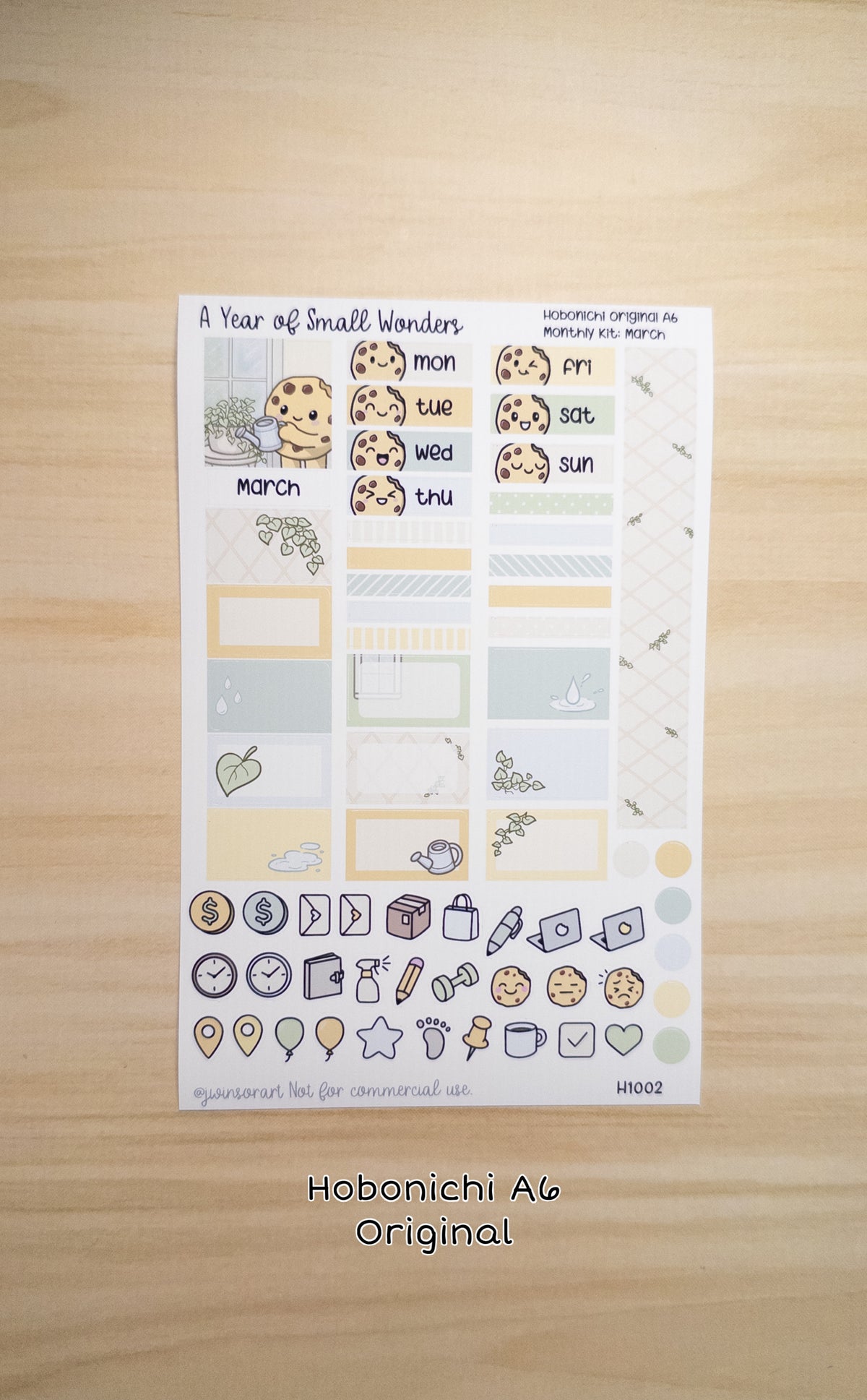 Full Year 12-Month A Year Of Small Wonders Monthly Bundle - Hobonichi Kit - Original A6 Size