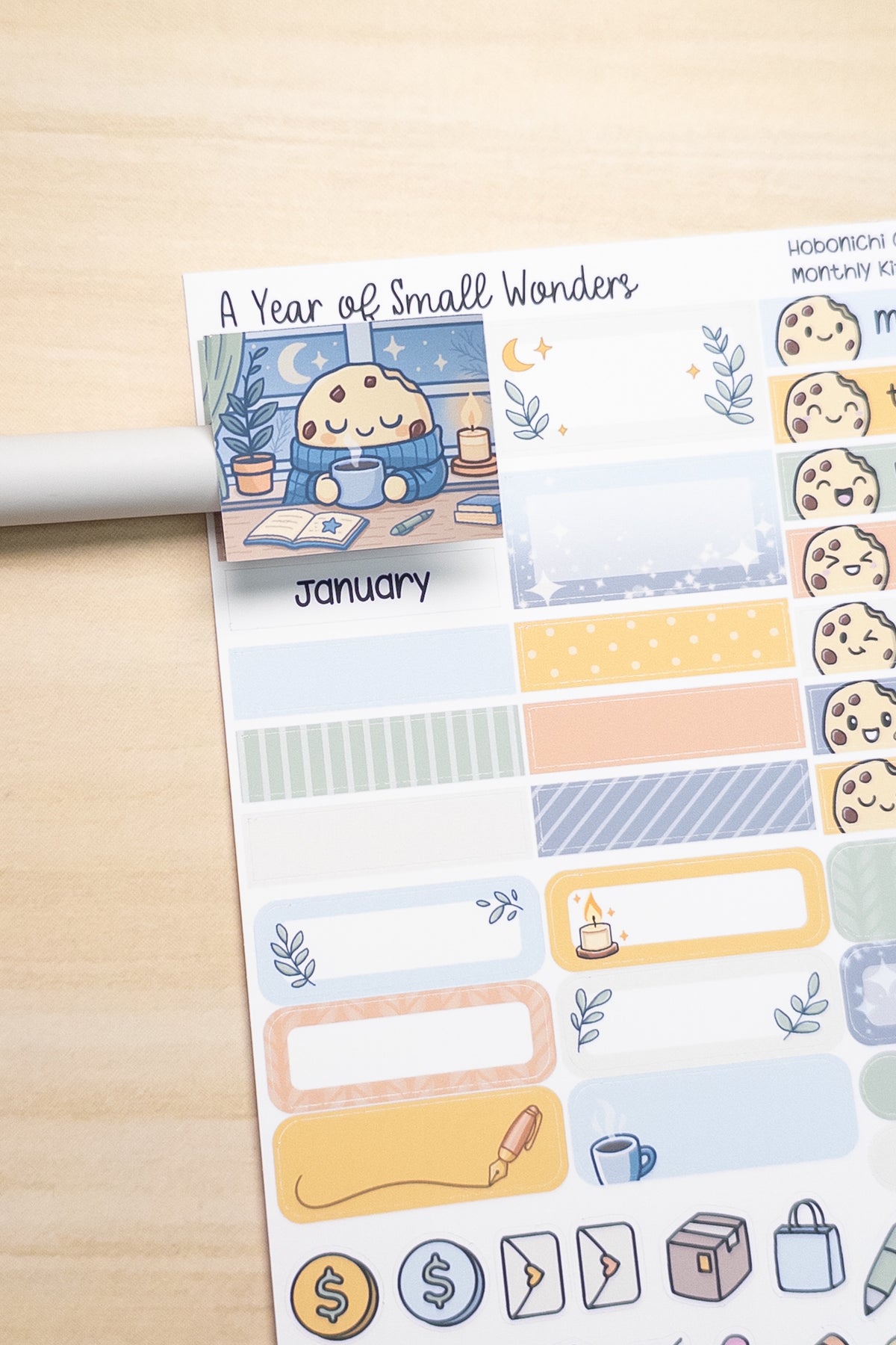 Full Year 12-Month A Year Of Small Wonders Monthly Bundle - Hobonichi Kit - Cousin A5 Size