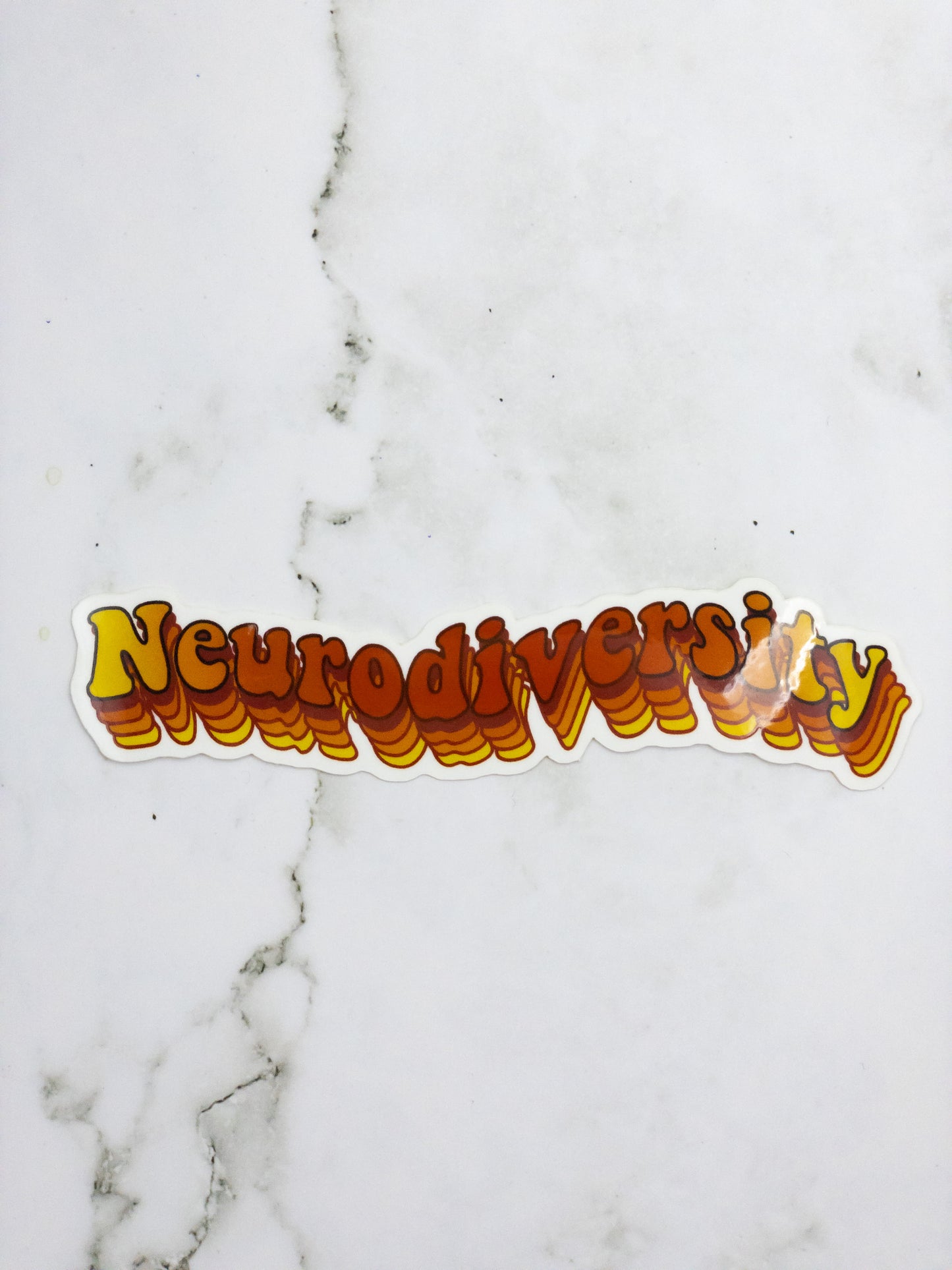 Neurodiversity Vinyl Sticker 4 inch