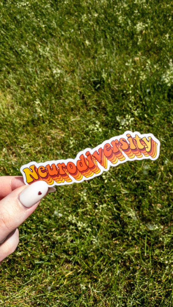 Neurodiversity Vinyl Sticker 4 inch