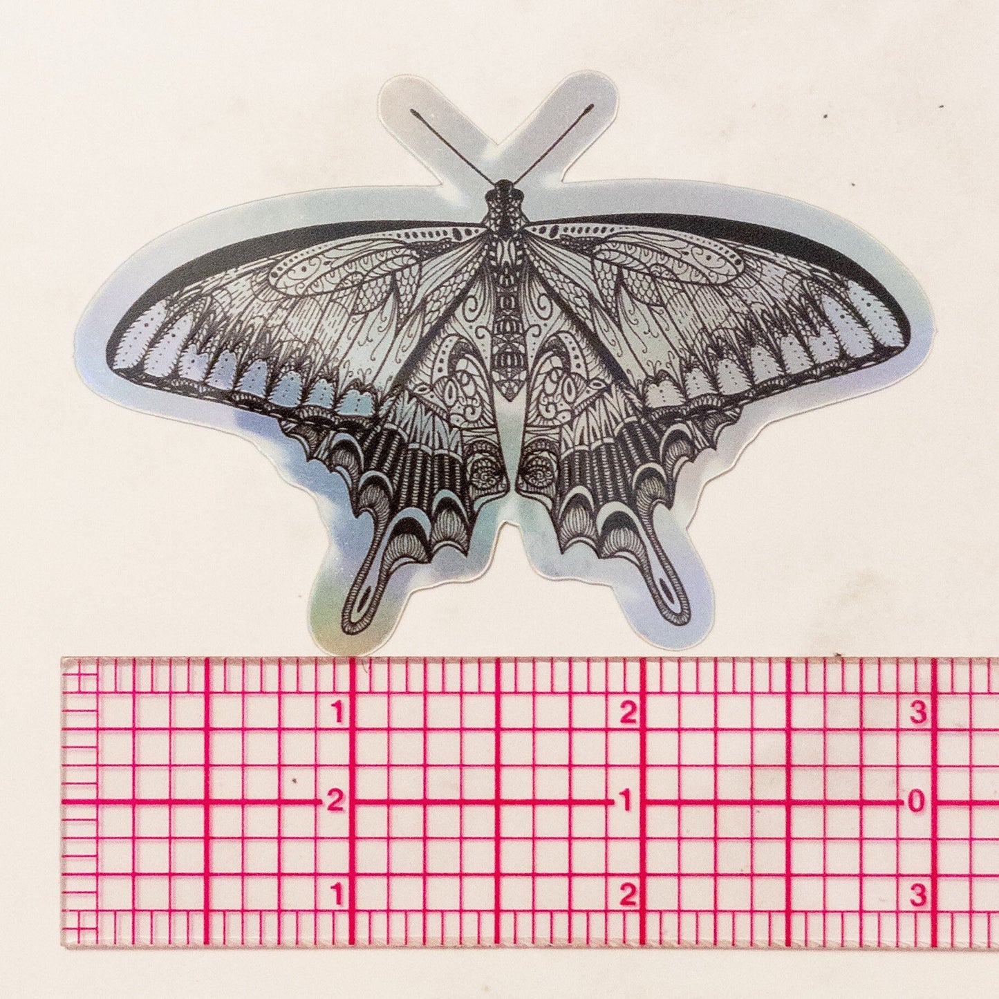 Butterfly Holographic Sticker 3 inch