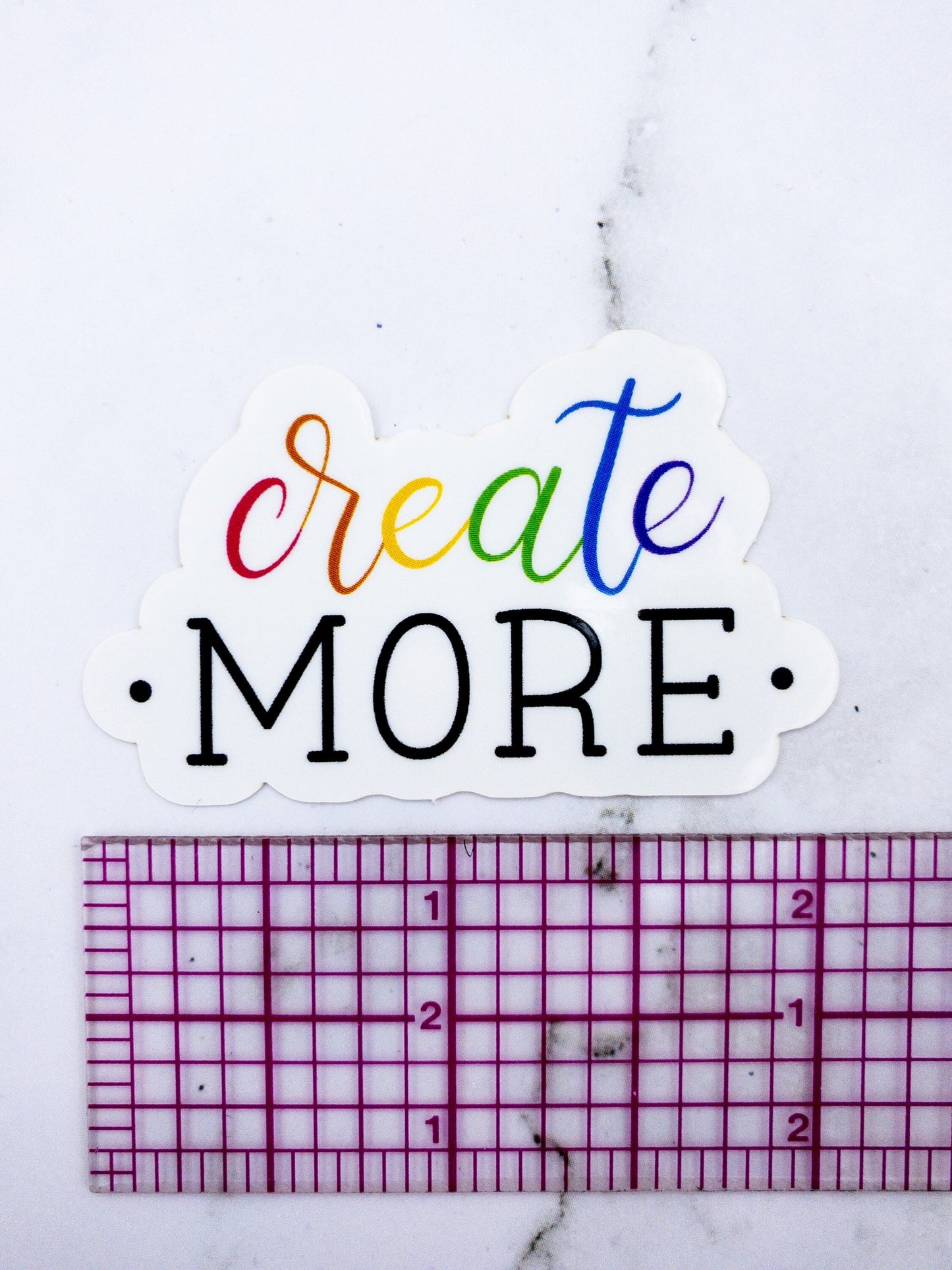 Create More Vinyl Sticker 2 inch