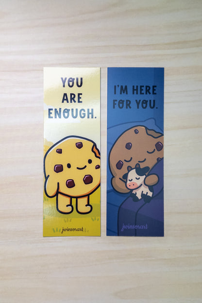 Comfort Cookie Postcard Set – Uplifting & Encouraging Illustrated Cards - Bundle of 3 + Bookmark