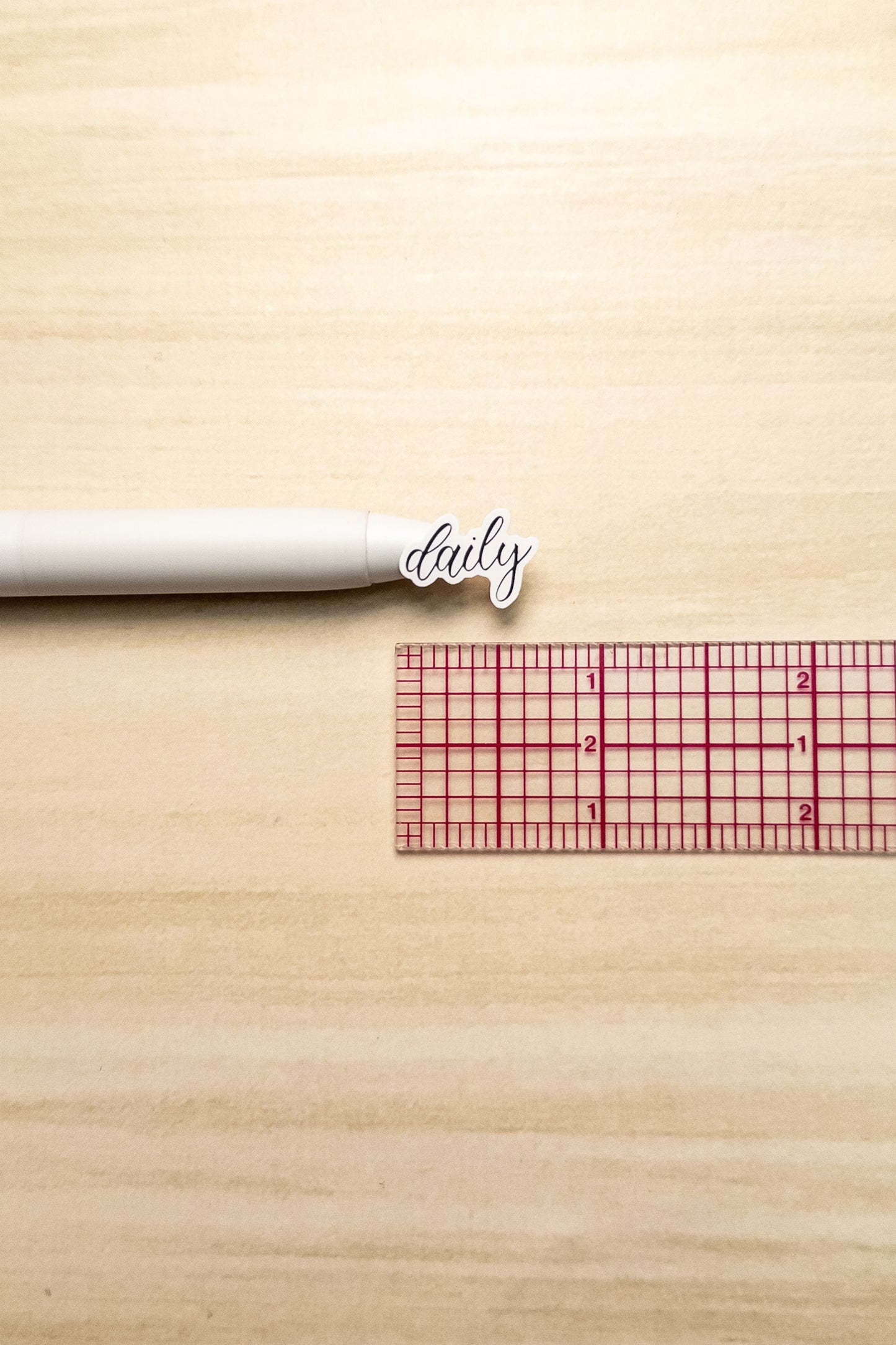 Daily Script Planner Sticker Sheet 45 Stickers Bujo Bullet Journal