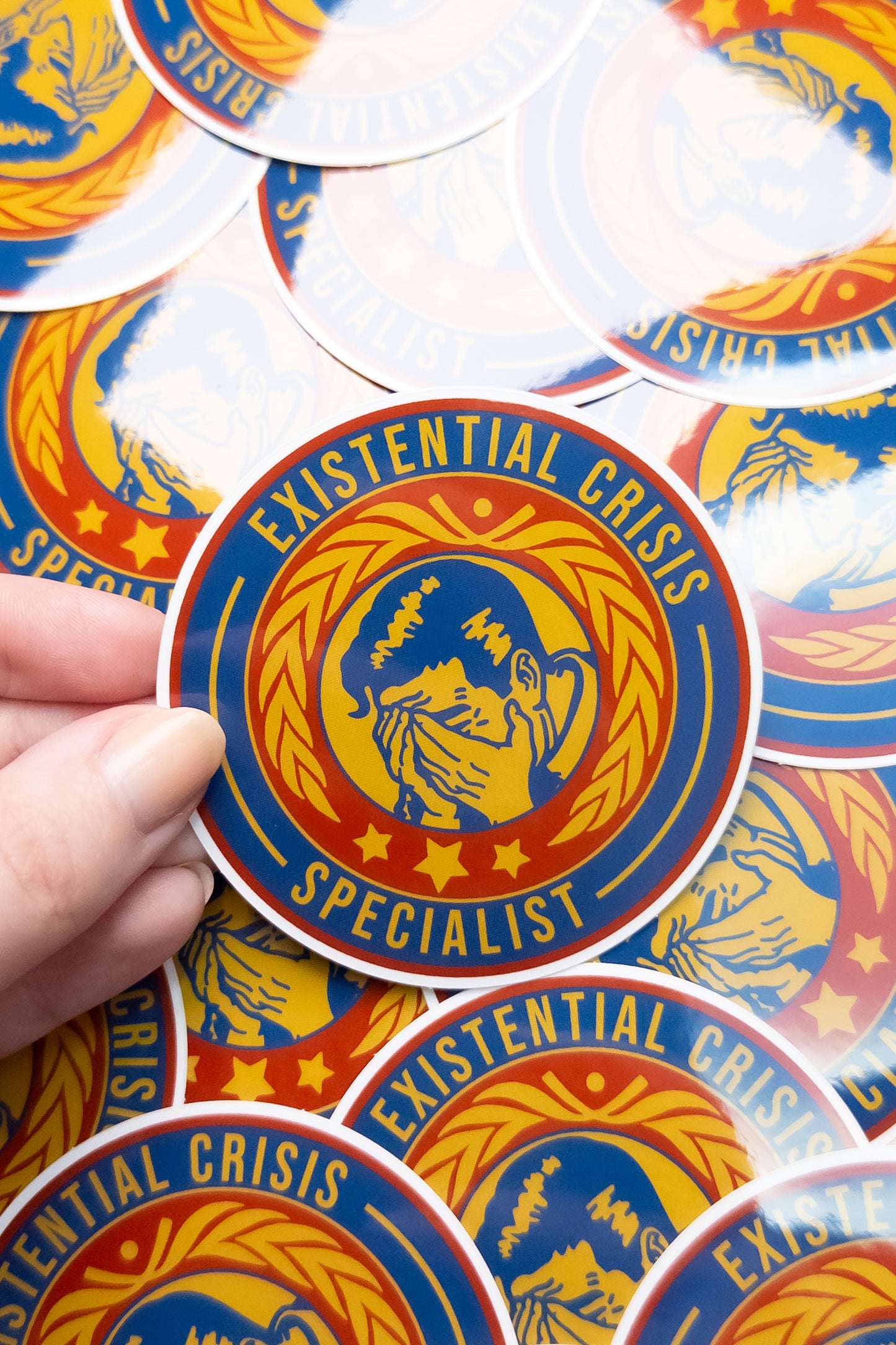 Existential Crisis Specialist Merit Badge – Vinyl Sticker