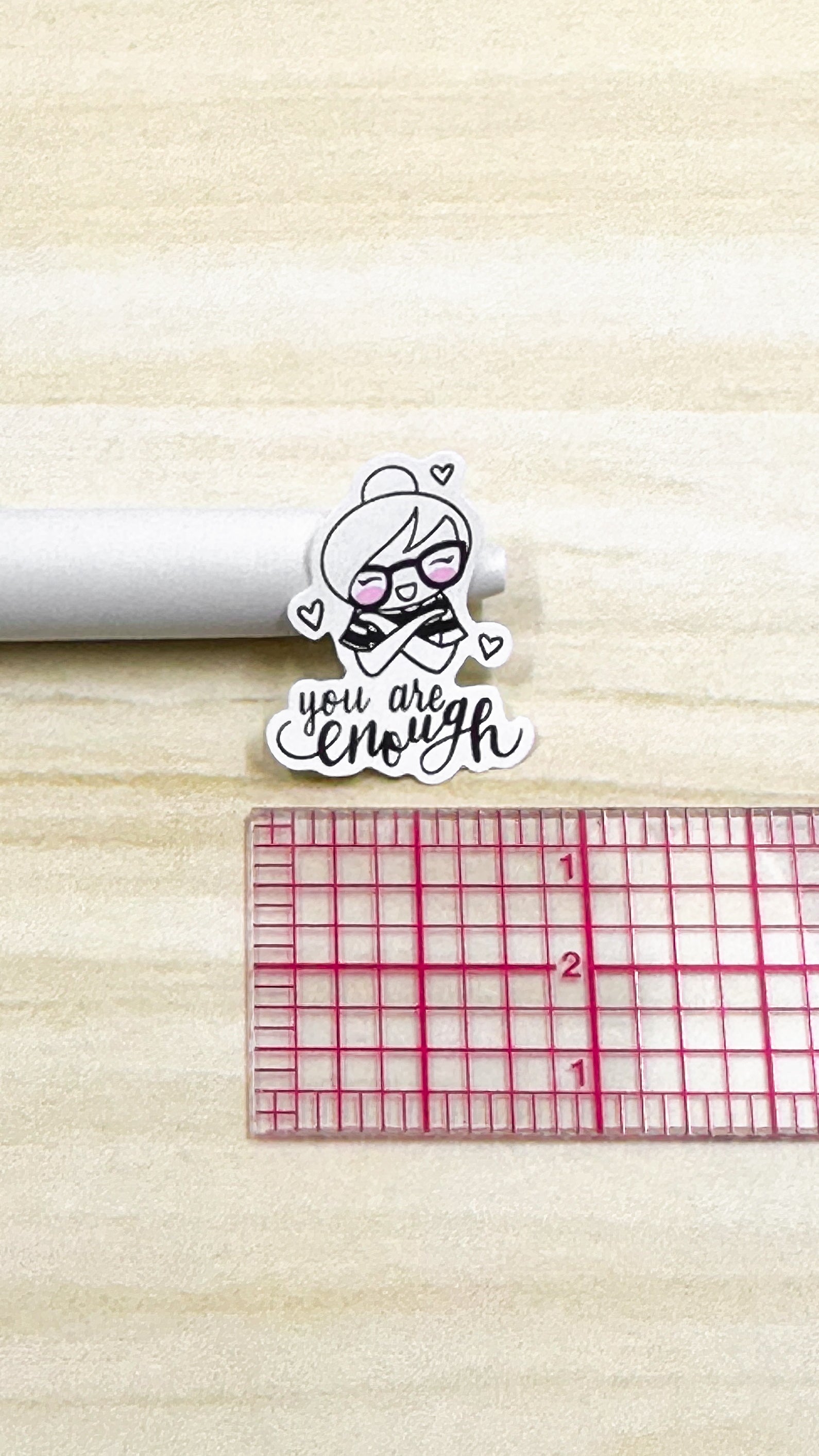 Motivational Planner Girl Sticker Sheet Bujo Cute Kawaii Line Art Blac –  jwinsorart