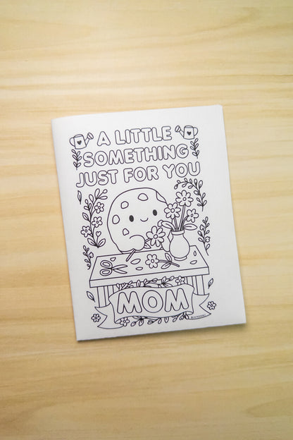 Printable Mother’s Day Card – DIY Coloring Card with Journaling Pages | Instant Download