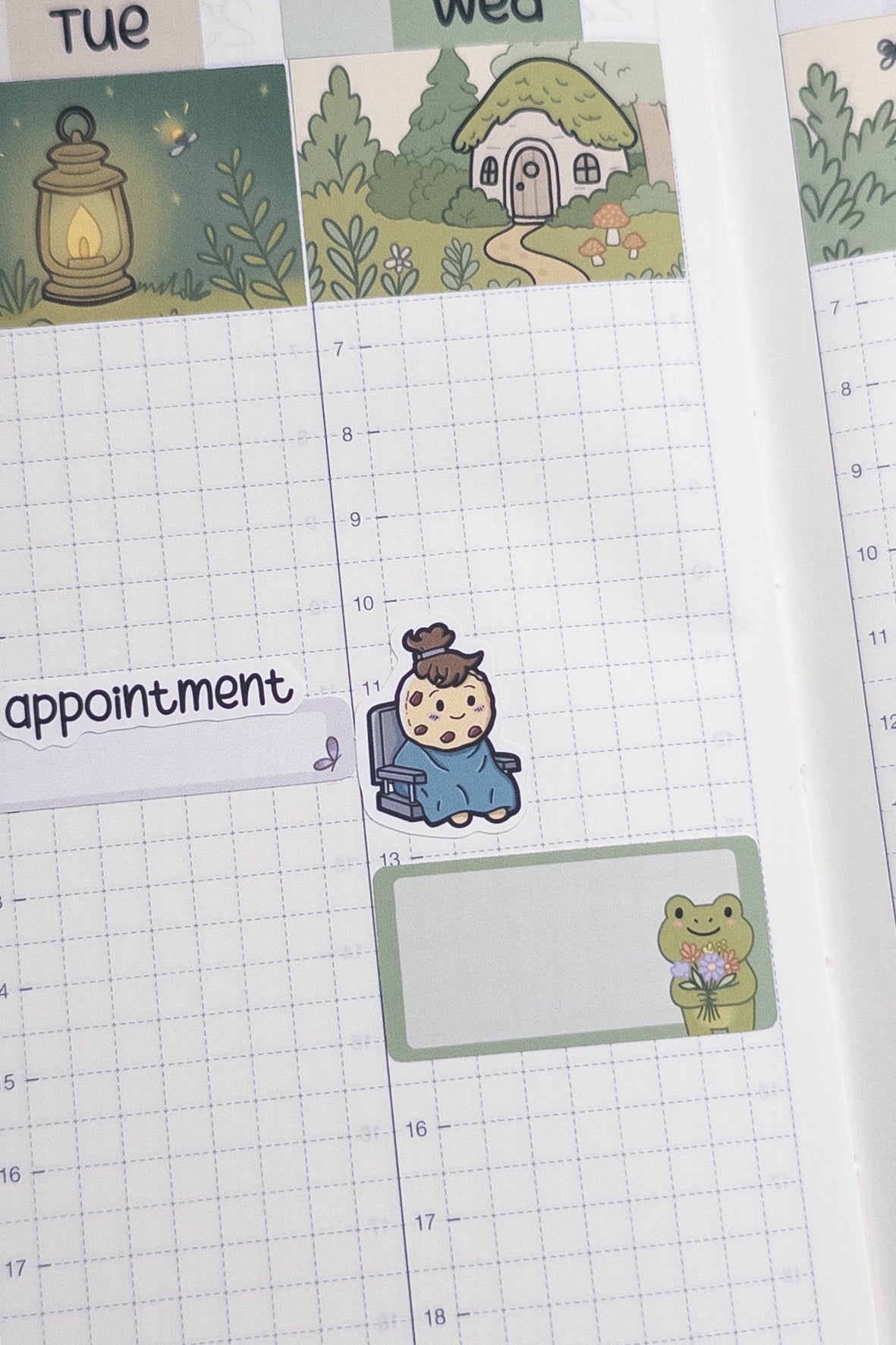 Hair Appointment Cookie Stickers – Haircut, Blow Dry, Hair Salon, & Hair Dye Planner Stickers