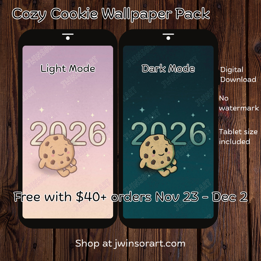 2026 Cozy Cookie Wallpaper Pack