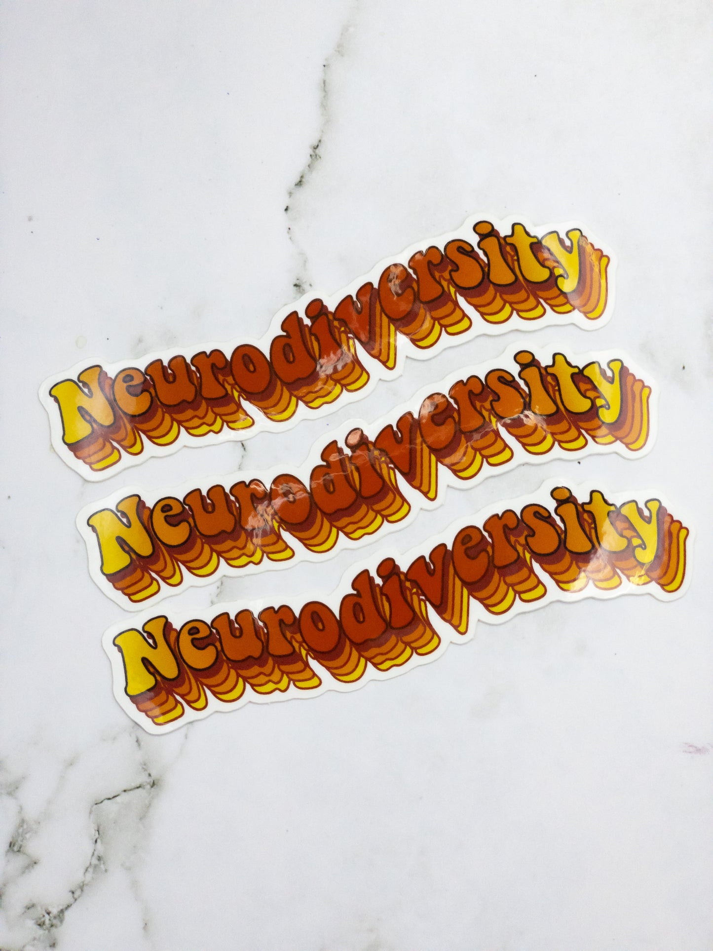 Neurodiversity Vinyl Sticker 4 inch