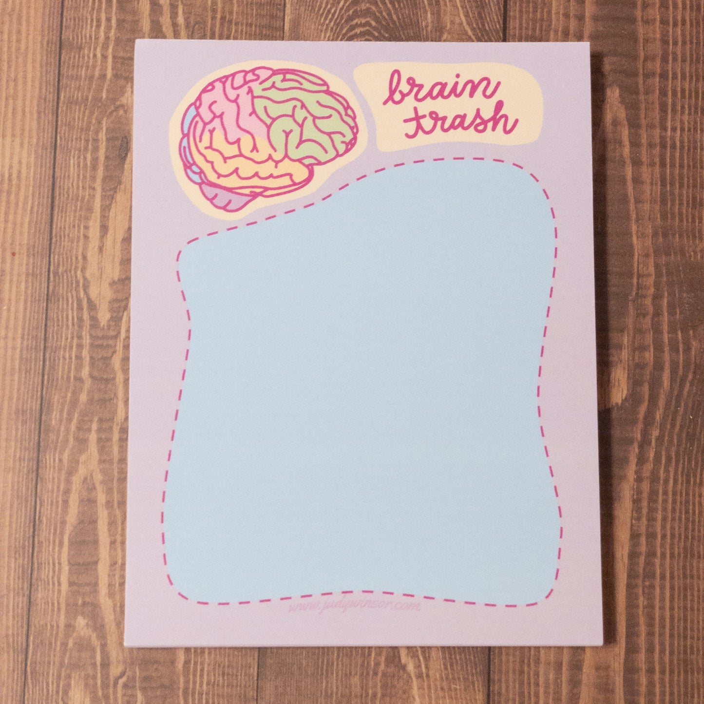 Brain Trash Notepad Memo Pad To Do List